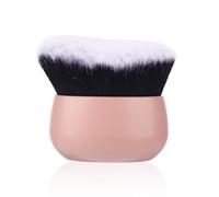 Pinceau Autobronzant, Pinceau Maquillage Corporel Ultra Doux Dense Applicateur Poudre Bronzante Estompeur pour Le Visage Le Corps Agent Autobronzant Blush Crème Solaire Fond Teint (Rose)