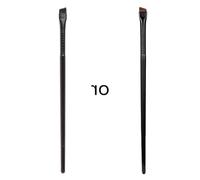 Pinceau biseauté pour eyeliner - Pinceau plat à sourcils - Pinceau fin pour eyeliner - Pinceaux de maquillage inclinés pour femmes et filles