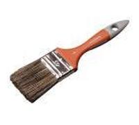 Pinceau brosse plate taille 30 mm spécial lasure manche bi matière virole inox