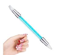 -Pinceau,Chrome Powder Applicator | Pinceaux à pointes Nail Pen Set Strass Nail Polish Sculpture Pen Nail Brosses Sculpture, Façonnage Effet 3D