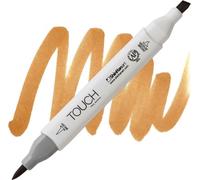 Pinceau & ciseau double face TOUCH, BR103 Marron pomme de terre