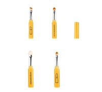 Pinceau cosmétique multifonction 4 en 1 à poils doux hypoallergéniques pour retouches et peaux sensibles Outil de maquillage adapté aux voyages