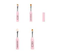 Pinceau cosmétique multifonction 4 en 1 à poils doux hypoallergéniques pour retouches et peaux sensibles Outil de maquillage adapté aux voyages