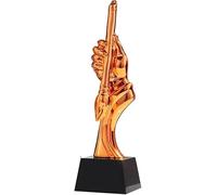 Pinceau Créatif Peinture Trophée École D’État Et Provinciale Concours De Calligraphie Et Peinture Prix Trophées Talent Plus Belle Écriture Trophée, Copper, 30 * 8cm