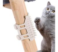 Pinceau d'angle pour chat - Grattoir d'angle pour chat - En silicone réglable - Massage mural d'angle - Brosse de massage portable - Outil de flèche pour chien et chiot - 6,22 x 3,86 x 0,59 pouces