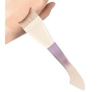 Pinceau de beauté, pinceau de maquillage pour liquide, tête inclinée avec poils doux, mots mélangés lisses, fonction d'application facile, outil cosmétique, accessoire pour femme pour mélanger la crèm