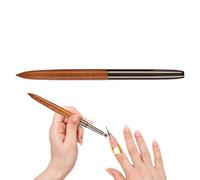 Pinceau de détail pour, pinceau pour vernis à ongles,Brosse à ongles - Brosses à ongles en bois de santal pour usage domestique et Salon de manucure professionnel, détails fins, dessin fin,