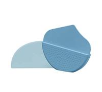 Pinceau de fond de teint - Applicateur plat en silicone pour le visage - Pinceau à fond de teint - Pour travail précis, passionné, routine quotidienne, exercices, voyages et soirée