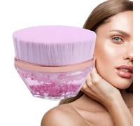Pinceau de fond de teint liquide hexagonal sans trace Pinceau de maquillage magique Pinceau de beauté doux pour débutant ne mange pas de poudre Ensemble de pinceaux portables