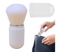 Pinceau de fondation rétractable | Réparé en poudre compact - Refume portable avec couvercle pour fondation, blush, bronzeur et poussière, itinéraires de voyage