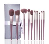 Pinceau de maquillage 10 ensembles de cheveux doux à long pôle pinceau fard à joues universel pinceau poudre libre fond de teint