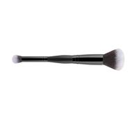 Pinceau de maquillage à double extrémité pour correcteur et fard à joues, fibres synthétiques, doux pour la peau, pinceaux cosmétiques faciles à nettoyer