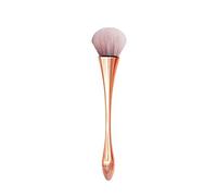 Pinceau de maquillage de fond de teint 1 Pc Rose Gold Long Head Handle Kabuki Blush Bronzer Pinceaux cosmétiques Mélange de crème liquide Fond de teint en poudre Maquillage de L
