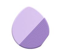 Pinceau de maquillage en silicone - 7,9 x 9 x 1,5 cm Base | Pointe plate Application uniforme durable et léger Parfait | Visage Yeux Joues Outil beauté