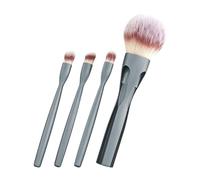 Pinceau De Maquillage - Ensemble Magnétique 4 En 1 De 6,69 Pouces | Poils Synthétiques Poignée Ergonomique-fard À Paupières Poudre Contour Visage Brosse Pour Femmes Adolescentes Débutants Voyage À Dom