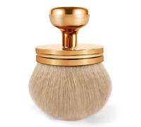 Pinceau de maquillage extra large pour autobronzant, gant de bronzage et applicateur de lotion pour le dos, pinceau Kabuki de 74 mm, pinceaux de maquillage ovales pour visage et jambes, or rose