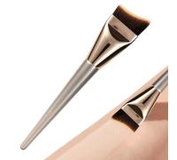 Pinceau de maquillage liquide, outils de beauté synthétiques inclinés plats | Pinceaux de contour ergonomiques pour le maquillage, pour femmes, filles, débutants, rendez-vous, quotidien, fête