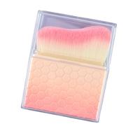 Pinceau de maquillage multifonction à tête plate coudée pour base et application de crème en poudre Poignée confortable Outil de beauté