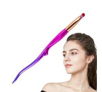 Pinceau de maquillage multifonction | Pinceau de maquillage professionnel pour contour des lèvres - Outil de teinture pour fard à paupières - Design ergonomique - Tête plate pour sourcils