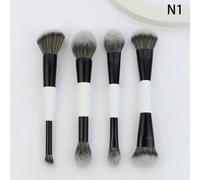 Pinceau De Maquillage Multifonctionnel À Double Extrémité,Pour Fond De Teint,Poudre Liquide De Beauté,Correcteur,Crème,Contour,1/4 Pièces..N1