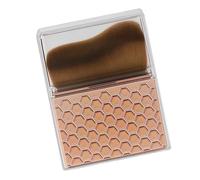 Pinceau de maquillage plat incliné pour un maquillage professionnel - Outil de beauté confortable