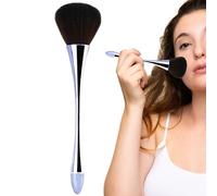 Pinceau de maquillage pour fard à joues - Applicateur de joues arrondi, à prise en main légère, pinceau de beauté de luxe | Finition poudre libre au toucher plume, outil cosmétique de