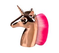 Pinceau de Maquillage pour Fond de Teint Fibre Artificielle, Licorne | Usage Multi-fonctions, Format Paquet de Voyage, Design Cartoon Créatif, Doux Peau, Pochette