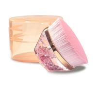 Pinceau de maquillage pour fond de teint, pinceau kabuki à tête plate, pinceaux auto-bronzants pour le corps avec étui portable, pour crème liquide, poudre à grande tête, maquillage rapide sans défaut