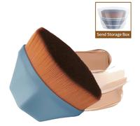 Pinceau De Maquillage Professionnel Coréen,1 Pièce,Brosse Pour Fond De Teint,Bb Crème,Poudre,Manche Court,Magique..Blue