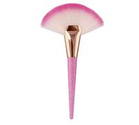 Pinceau de maquillage professionnel en forme d'éventail pour fard à joues, poudre, fond de teint, outil cosmétique pratique