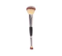 Pinceau de maquillage professionnel ultra pelucheux, pinceau à double extrémité, pinceau à fond de teint pour fard à paupières