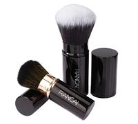 Pinceau de Maquillage Rétractable Brosse de Maquillage Multifonction Pinceau à Poudre Professionnelle Pinceaux pour Fond de Teint et Poudres 2 Pièces (Noir)