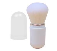 Pinceau de maquillage rétractable - Pinceau à poudre de voyage - Pinceaux pour fard à joues et fond de teint | Pinceau portable pour visage avec couvercle pour fond de teint, pinceau magique KABBUKI