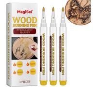 Pinceau De Menuisier, Marqueur À Brûler En Bois, Marqueur Brûleur, Stylo Brûleur Imperméable Pour Marque En Bois,Stylo À Dessin Pour L'artisanat En Bois, Stylos À Brûler Pour Les Cadeaux