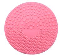 Pinceau de nettoyage en silicone - Pour palette de pinceaux - Nettoyage - Tampon de nettoyage - Outil de nettoyage - Rose