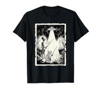 Pinceau de pêche Alien and Fox Funny Weird UFO T-Shirt