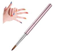 Pinceau de peinture à ongles - Outil de peinture à ongles gel pour vernis à ongles, outil portable pour enlever la poussière pour les détails, le dessin pour les familles, les amateurs d'art