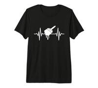 Pinceau de Peinture Heartline Decorator Craftsmanship T-Shirt Haut de Gamme