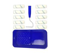 Pinceau de peinture mural professionnel de 10,2 cm en mousse pour peinture efficace et lisse en microfibre