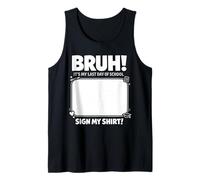 Pinceau de Signature d'étudiant C'est Mon dernier Jour d'école Sign My Débardeur