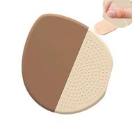 Pinceau De Teint Pour Maquillage Liquide | Applicateur De Maquillage Plat En Silicone | Pinceau Correcteur | Pour Passionnés Débutants Artistes Routine Quotidienne Pratique Travail Précis Voyage Soiré