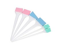 Pinceau de Teinture pour Cheveux, Pinceau de Teinture en Silicone à Long Manche pour Coloration des Cheveux 5,3 Cm / 4,3 Cm / 2,1 CmTête de Brosse en Silicone pour Salon de Coiffure