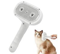Pinceau de toilettage pour animaux de compagnie - Pinceau pulvérisateur pour chat - Massage des pellicules avec vaporisateur multifonction pour animaux de compagnie - Peigne à vapeur pour animaux de