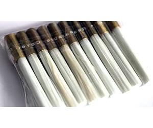 Pinceau de verre 10pcs pinceau changeable pour graveur/stylet de fibre en verre - Polissage filigrane de surfaces - enlever les couches d'oxydes et patines
