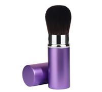 Pinceau de voyage rétractable pour fard à joues - Pinceau de maquillage rétractable - Poudre de mélange cosmétique