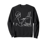 Pinceau Dessin au Trait Artiste Sweatshirt
