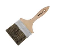 Pinceau double épaisseur de 100 mm pour peinture de murs et clôtures, manche en bois pour vernis, pâte, gesso et calcaire
