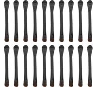 Pinceau double pour ombres à paupières,Pinceau double pour ombres à paupières,Pinceau double pour maquillage,Set de pinceaux double pour ombres à paupières,Eponge d'application pour ombres à paupières