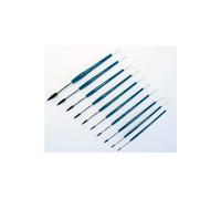 Pinceau écolier poils de poney tailles assorties 10 pièces - kiddi craft