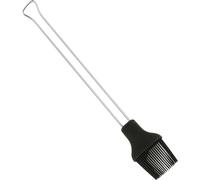 Pinceau en silicone noir 29 x 5 cm Acier inoxydable/noir, 230 °C